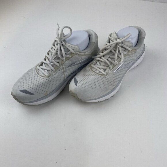 Brooks Womens Adrenaline GTS 20 1202961B153 White Running Shoes Size 10.5 Wide - Picture 2 of 16